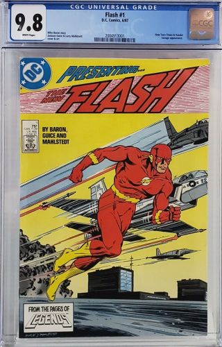 The Flash 1 (1987) Cgc 9.  8 001