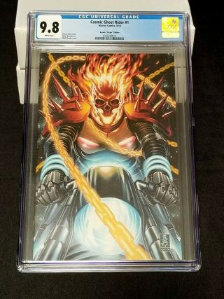 Cosmic Ghost Rider 1 Cgc 9.  8 White Pages Brooks Virgin Variant 2018