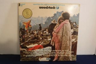 Woodstock,  Soundtrack,  Cotillion Sd 3 - 500,  1970,  3 Lps Rock,  Funk/soul,  Folk