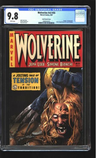 Wolverine 55 Cgc 9.  8 Nm/mint Crime Suspenstories 22 Greg Land Variant Cover