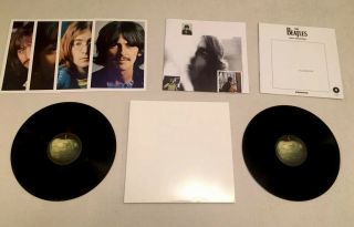 The Beatles White Album 2017 Uk 2 X Vinyl Lp Apple De Agostini 180gram Near