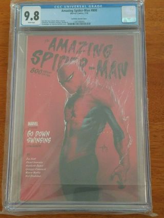 The Spider - Man 800 Dell Otto Variant Cover Cgc 9.  8