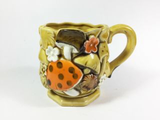 Vintage Mushroom Mug By Fred Roberts Co 1970s Japan Ceramic Coffee Tea Retro Cup