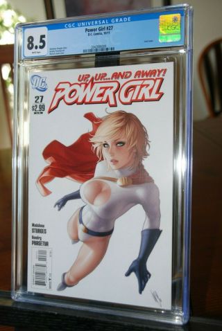 Power Girl (vol.  2) 27 Cgc 8.  5 Vf,  White Pages