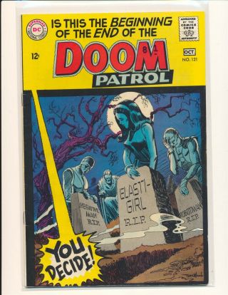 Doom Patrol 121 - Death Of Doom Patrol Fine/vf Cond.