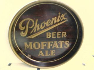 Phoenix Beer Moffats Ale Tin Metal Beer Tray