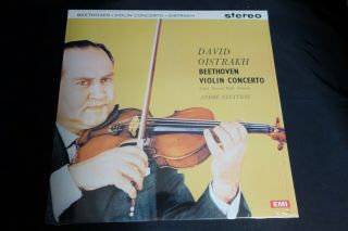 Emi Sax 2315 David Oistrakh Beethoven Violin Conc Uk Heavy Vinyl Re - Issue