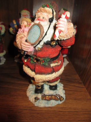 Galleria Lucchese " Santa With Racquet " Roman,  Inc.  Date On Front 1980