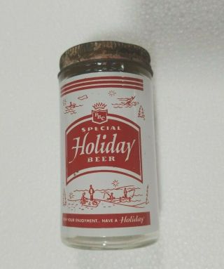 Pbc " Special Holiday Beer " Vintage Salt Shaker