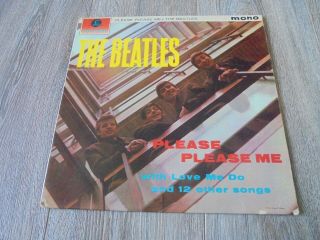 The Beatles - Please Please Me 1963 Uk Lp Parlophone Mono B&y 5th