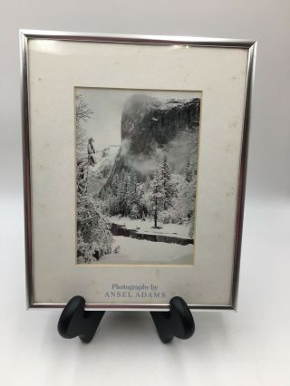 Ansel Adams Photo Print El Capitan,  Winter,  Yosemite Nat Pk,  Ca