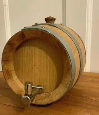 Quality Small Oak Wooden Whisky Barrel Whiskey Spirit Metal Tap