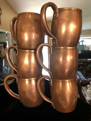 Vintage,  Copper,  Mid - Century,  Moscow Mule Set From West Bend Aluminum Co.