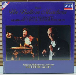 410 210 - 1  Verdi: Un Ballo In Maschera Pavarotti / Price / Solti