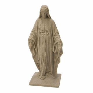 34 " Height Sculpture Our Lady Virgin Mary Blessed Mother Resin Garden Statue