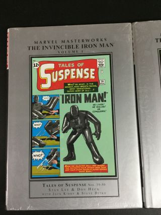 Marvel Masterworks Hardcover Invincible Iron Man 1 2 3 2