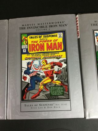Marvel Masterworks Hardcover Invincible Iron Man 1 2 3 3
