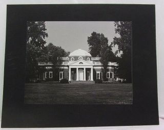 16x20 Print Photograph Matted Thomas Jefferson Interior Signed B&w 