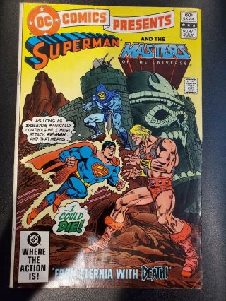 Dc Comics Presents 47 Fn 1st Appearance He - Man & Skeletor Dc Comics Superman