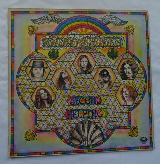 Lynyrd Skynyrd ‎– Second Helping 1974 England Mcf 2547 Lp Record Vinyl