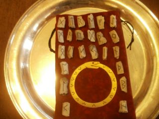 Runes Of The Necromancer - Human Bone Runes