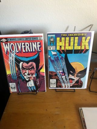 The Incredible Hulk 340 And Wolverine 1 Todd Mcfarlane Frank Miller