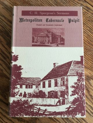 C.  H.  Spurgeon Metropolitan Tabernacle Pulpit - Volume 55 - 1909 Rare Sermons