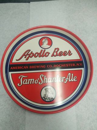 Apollo Beer Tray American Brewing Co Rochester Ny Tam O Shanter Ale