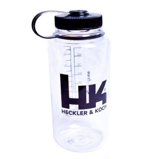 Heckler & Koch Hk Wide Mouth Nalgene 32oz Clear Water Bottle H&k Edc