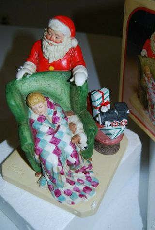 1982 Norman Rockwell Museum Figurine - Waiting for Santa 2