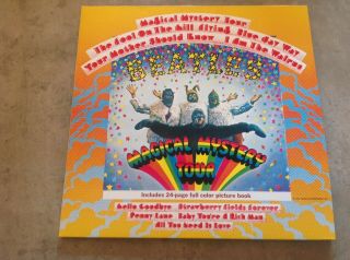 The Beatles Magical Mystery Tour Vinyl 1967 Edition With Colour Picture Book