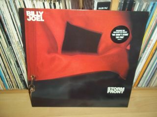 Billy Joel Storm Front Uk 1989 Cbs 1st Press Lp Stickered Sleeve With Inner