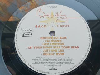 Brian May Queen Back To The Light Text Sleeve - Play Archived Lp