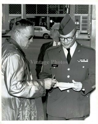 1967 Press Photo Military Colonel Charles Bowers George Pickett St Pete 8x10
