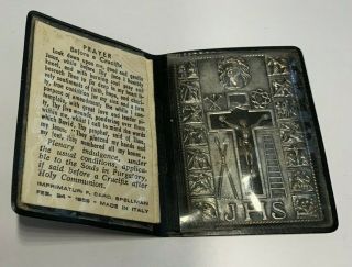 † Prayer Before The Crucifix & Stations Of The Cross Travel Pocket Shrine 2 1/2†