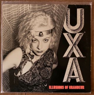 Uxa Illusions Of Grandeur 12 " Vinyl Record W/insert Punk 1981 La
