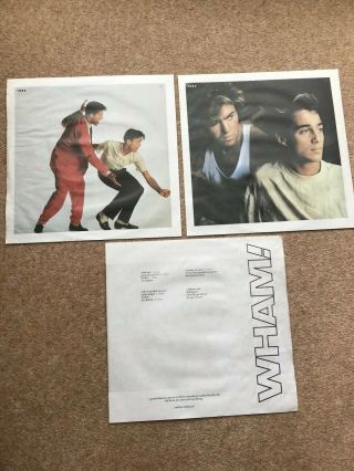 Wham ‎– The Final - Double LP with picture inserts 3