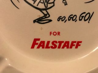 Falstaff Beer Vintage China Ashtray 3