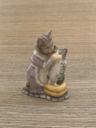 Vintage Beswick Beatrix Potter Tabitha Twitchet Porcelain Figurine