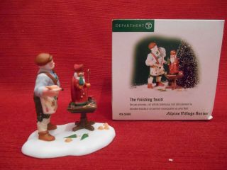 Dept.  56 Alpine Village " The Finishing Touch " 56.  56306