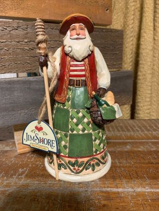 Jim Shore Italian Santa Heartwood Creek Christmas Figurine 4022915 Italy