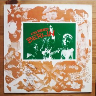 Lou Reed - Berlin - Uk Rca 1973 Rs 1002 Lyrics Insert Ex
