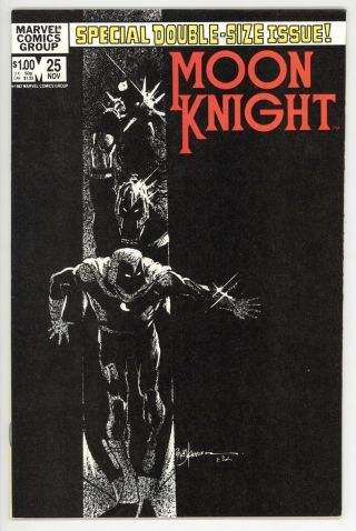 Moon Knight 25 (marvel 1982) Nm 9.  4 1st Black Spectre Appearance Sienkiewicz