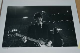 The Beatles Paul Mccartney 1965 Limited Edition Photograph By Robert " Bob " Bonis
