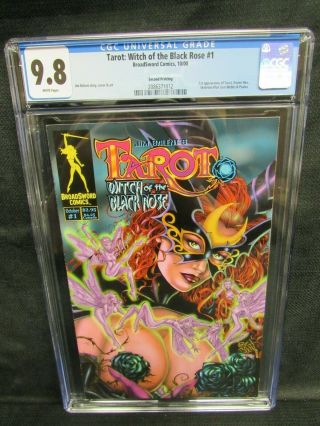 Tarot: Witch Of The Black Rose 1 (2000) Rare 2nd Print Variant Cgc 9.  8 W704