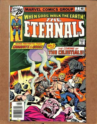 The Eternals 2 - Near 9.  6 Nm - 1st App Ajak And The Celestials Marvel
