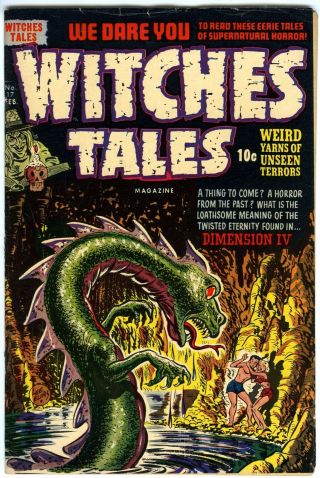 Witches Tales 17 1953 Harvey Horror Fn Atomic War Howard Nostrand