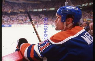 Mp1 - 096 1990 Nhl Stanley Cup Edmonton Oilers Vintage 35mm Color Slide