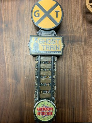 Ghost Train Brewing Co Kaleidoscope Kettle Sour Beer Tap Handle