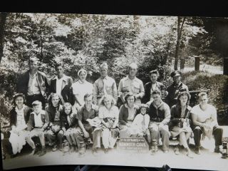 Mammoth Cave Tour Group 6x4 Photo 1942 Kentucky